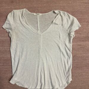 Project Social T Light White V-Neck Tee